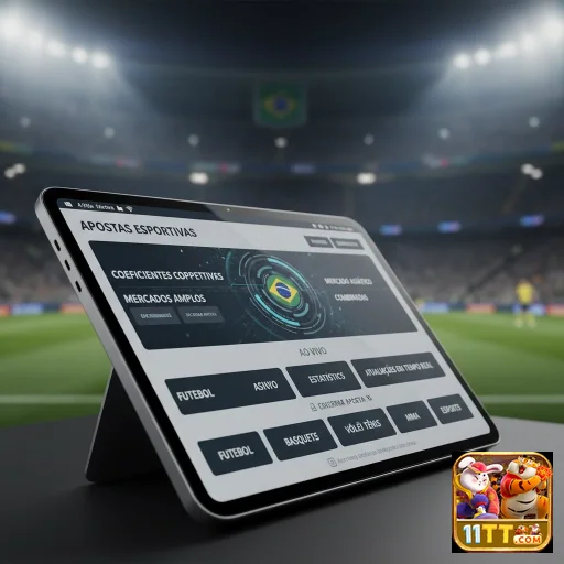 Ilustração de Explore o aplicativo cassino 11tt para uma experiência móvel excepcional