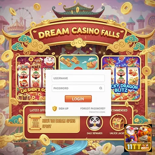 Ilustração de Atraentes Jogos de Slot para Diversão Sem Fim